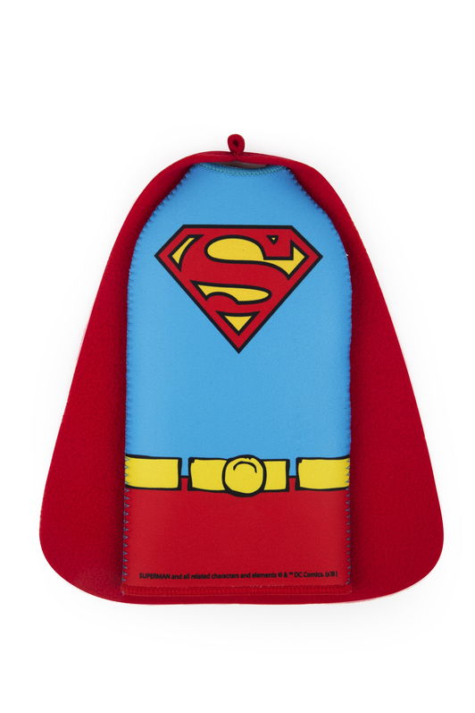 Racitor pentru sticle, din neopren, l12xH22,5 cm, Superhero Superman