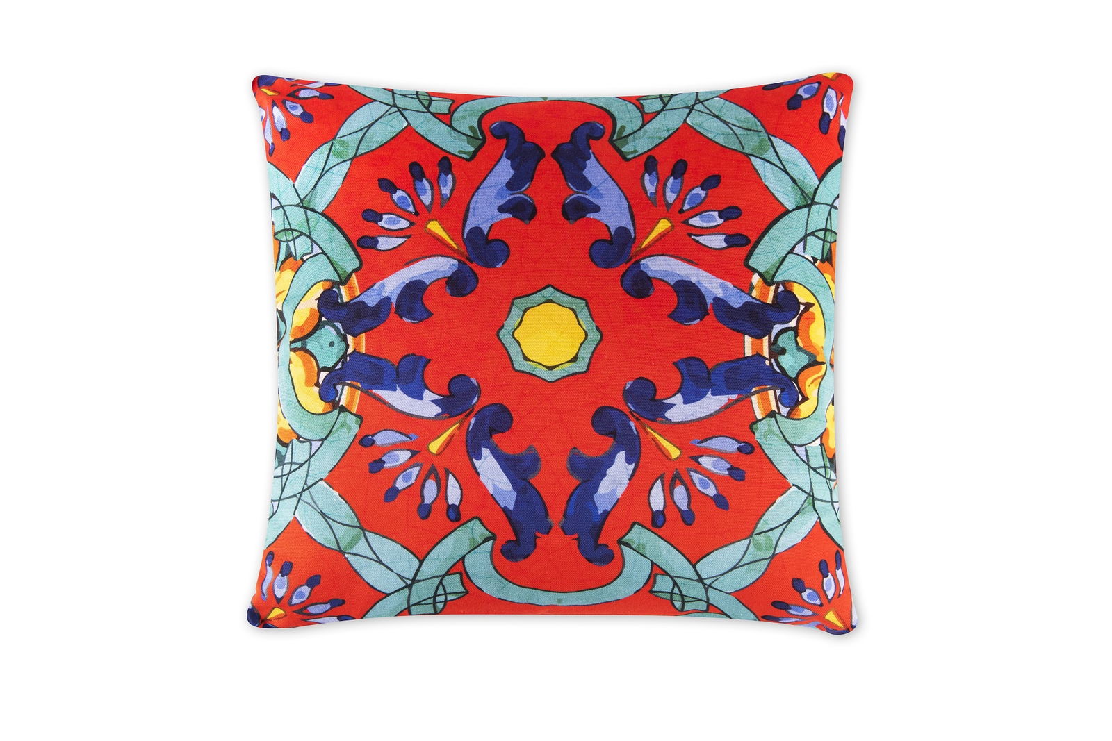 Perna decorativa cu husa detasabila, L45xl45 cm, Trinacria Multicolor