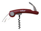 Tirbuson ospatar, din otel inoxidabil, L18xl8xH2 cm, Enoteque Waiter Rosu