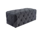 Banca tapitata cu stofa Avidan Velvet Negru, l102xA50xH45 cm