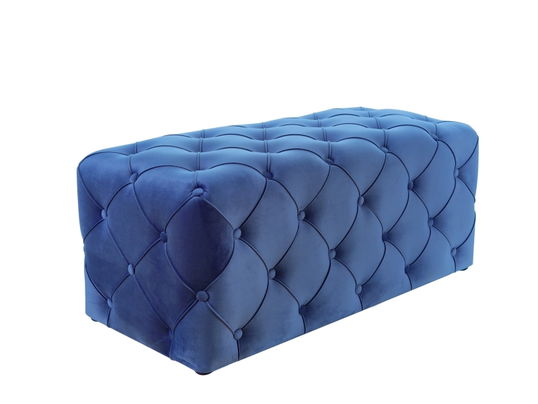 Banca tapitata cu stofa Avidan Velvet Bleumarin, l102xA50xH45 cm
