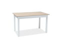 Masa extensibila din pal, Henri Small Stejar Sonoma / Alb, L100-140xl60xH75 cm