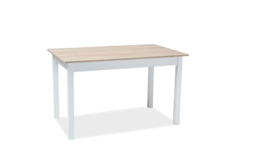 Masa extensibila din pal, Henri Small Stejar Sonoma / Alb, L100-140xl60xH75 cm