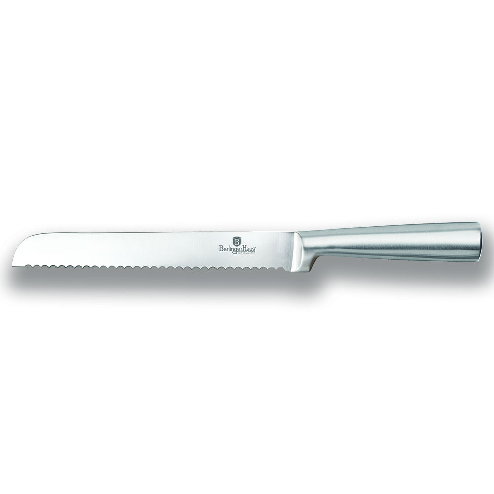 Cutit pentru paine din otel inoxidabil, 20 cm, Silver Jewelry
