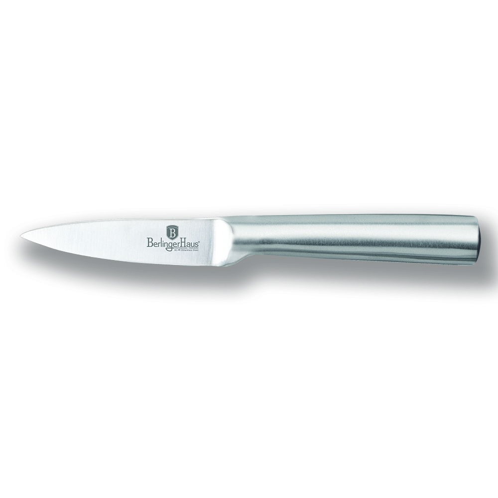 Cutit pentru curatat fructe si legume din otel inoxidabil, 9 cm, Silver Jewelry