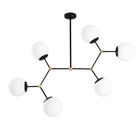 Lustra Damar 6326 Alb / Negru / Auriu