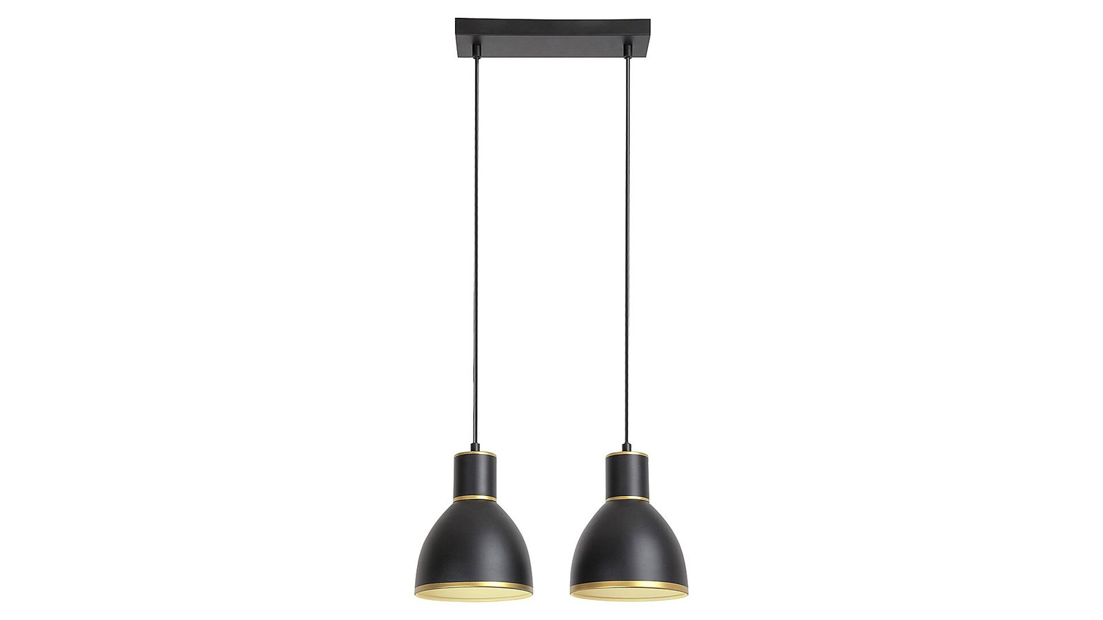 Lustra Mackenzie Two 5603 Negru / Auriu
