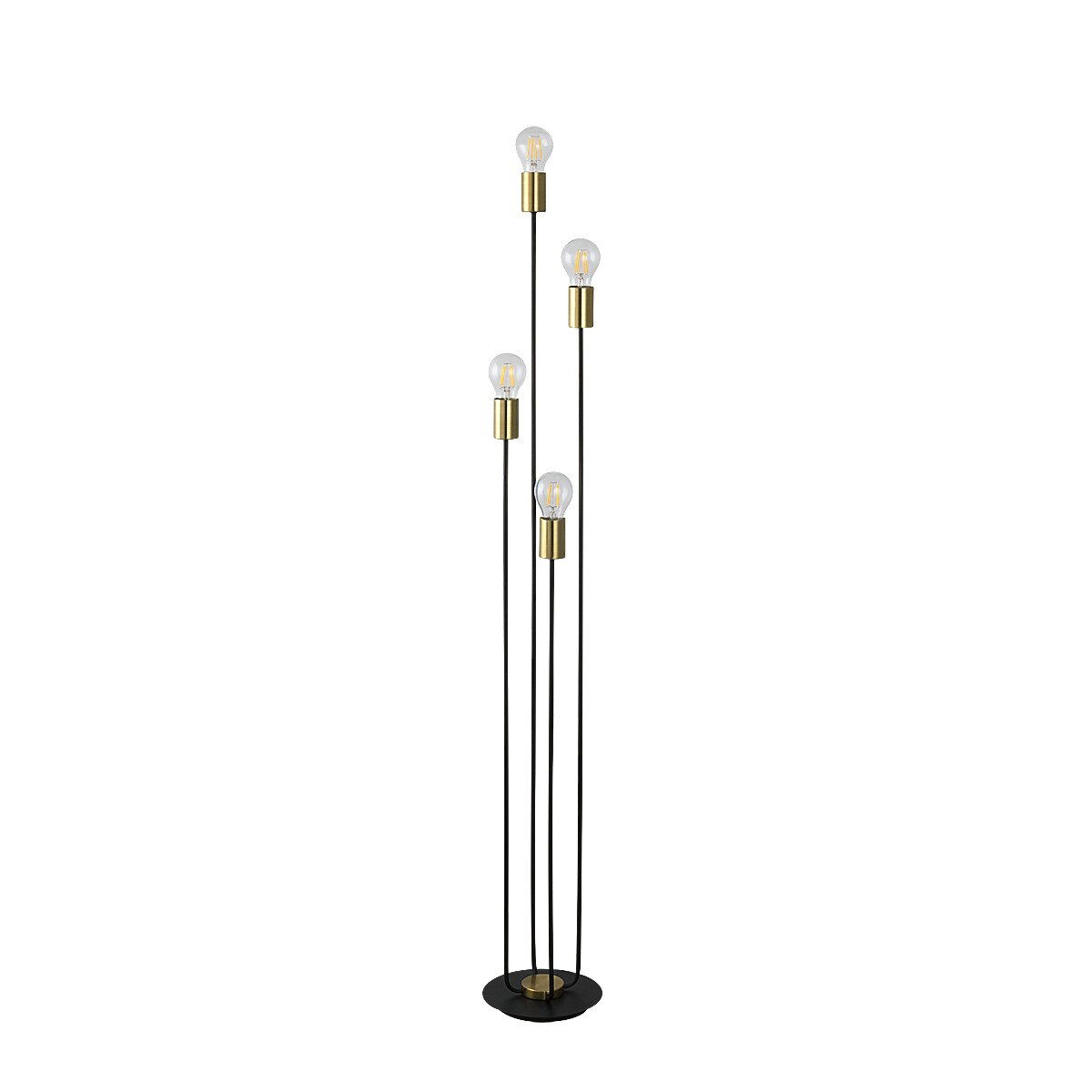 Lampadar Lanny 4561 Negru / Auriu