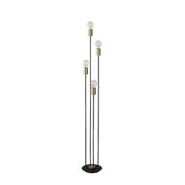 Lampadar Lanny 4561 Negru / Auriu