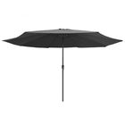 Umbrela de soare, Rais Antracit, Ø400xH267 cm