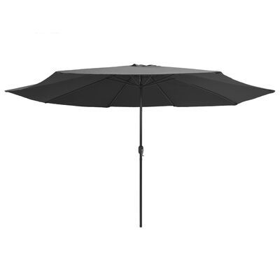 Umbrela de soare, Rais Antracit, Ø400xH267 cm