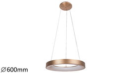 Lustra Carmella Round Small 5054 Auriu / Alb