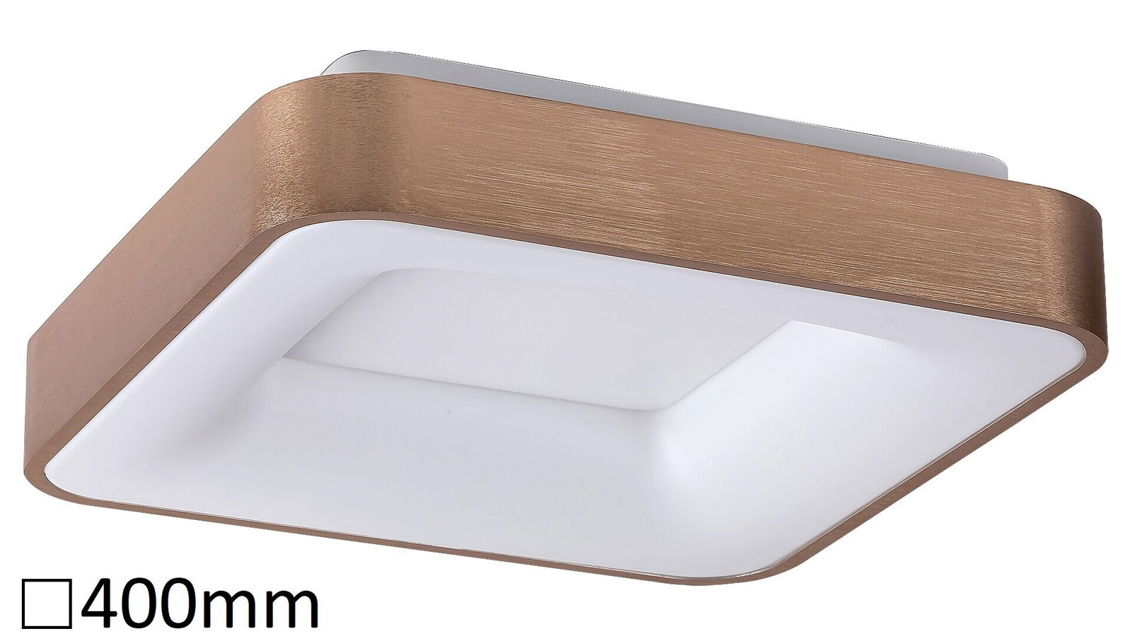 Plafoniera Carmella Square Small 5056 Auriu / Alb