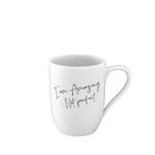 Cana din portelan, Statement I am Amazing Not Perfect, Alb, 340 ml, Villeroy & Boch