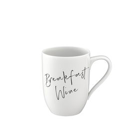 Cana din portelan, Statement Breakfast Wine, Alb, 340 ml, Villeroy & Boch