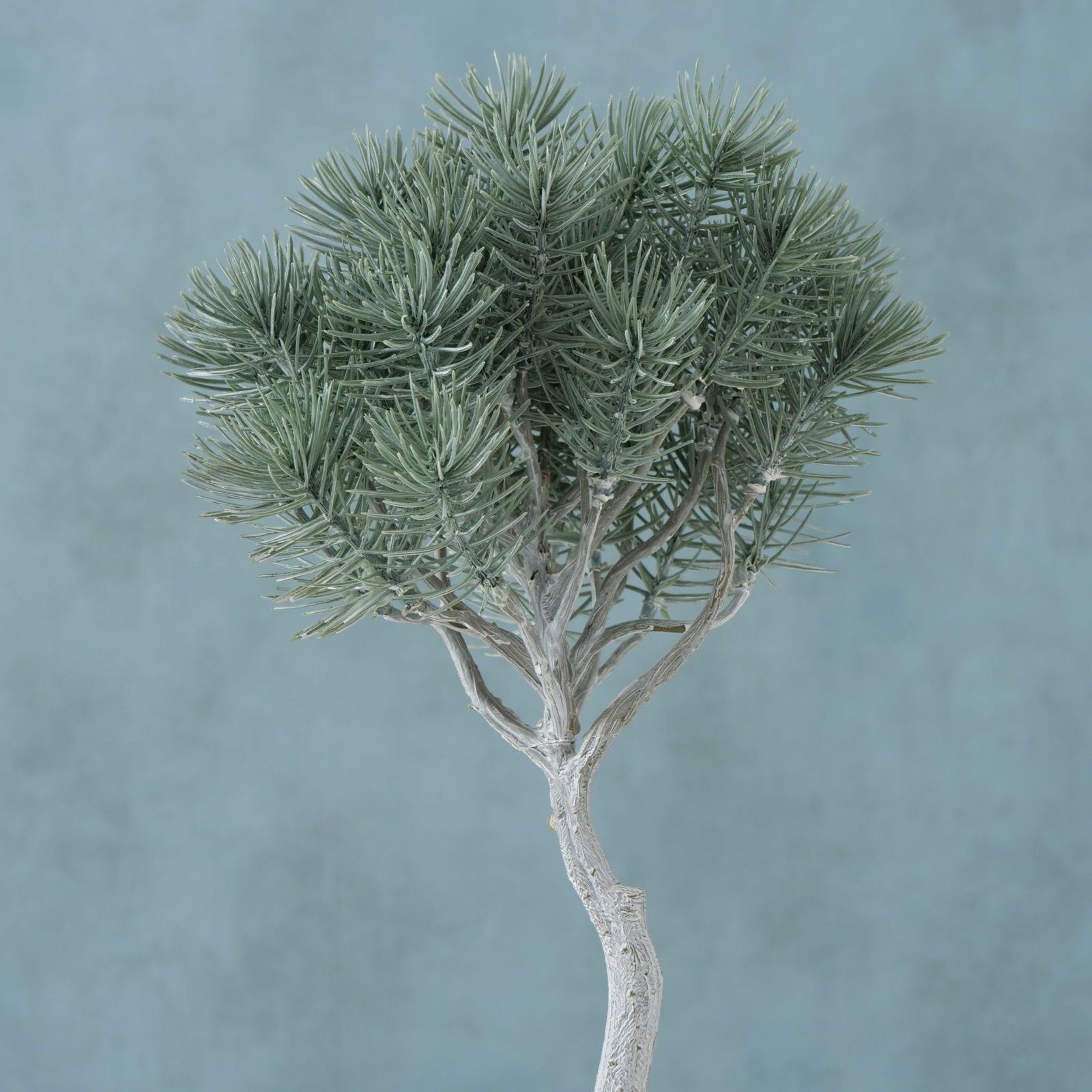 Ramura decorativa artificiala Pine Verde / Alb, H27 cm