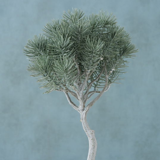 Ramura decorativa artificiala Pine Verde / Alb, H27 cm