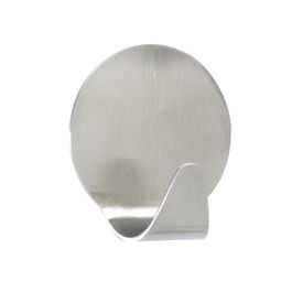 Set carlige pentru perete, din otel inoxidabil, Matt Crom, L3,5xl2xH3,7 cm, 2 piese