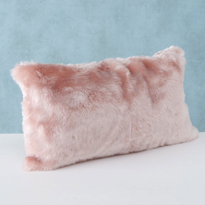 Perna decorativa Skoldia Long Roz deschis, L75xl40 cm