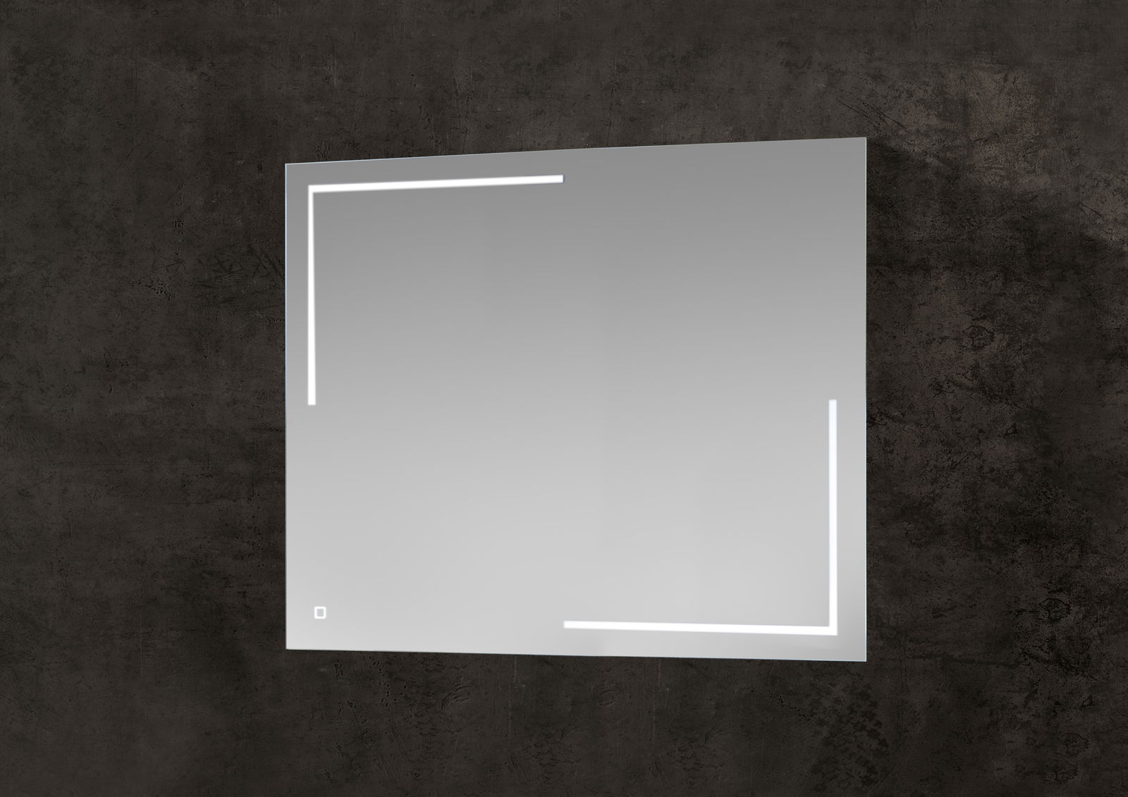 Oglinda Baie SP3 Medium cu Iluminare Led, IP21, 6500K, 290LM, Dreptunghiulara l80xH65 cm