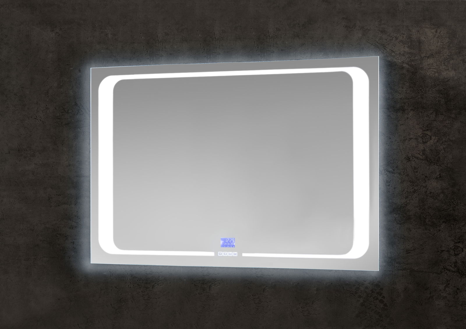 Oglinda Baie SP4 Large cu Iluminare Led, IP21, 6500K, 595LM, Dreptunghiulara l100xH65 cm