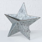 Decoratiune din metal Amiro Gri, L42xl11xH42 cm
