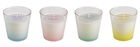 BIZZOTTO, Set 4 Lumanari Parfumate Shade, Multicolor, din Parafina in Pahar de Sticla, Rotunde Ø7,5xH7,5 cm