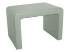 Noptiera tapitata cu stofa Scratch&Fluid Resistant, Elegance Simple Verde Mint, l52xA35xH37 cm