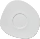 Set 6 farfurioare cesti cafea, din portelan, Organic Alb, 17,5 cm, Villeroy & Boch