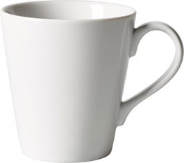 Set 6 cani din portelan, Organic Alb, 350 ml, Villeroy & Boch