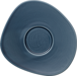 Set 6 farfurioare cesti cafea din portelan, Organic Turcoaz, 17,5 cm, Villeroy & Boch