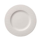 Set 6 farfurii intinse din portelan, Manufacture Rock Alb, 27,1 cm, Villeroy & Boch