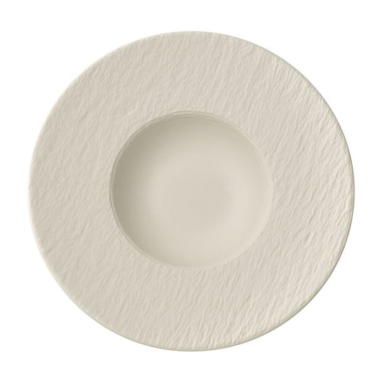 Set 6 farfurii pentru paste, din portelan, Manufacture Rock Alb, 28 cm, Villeroy & Boch
