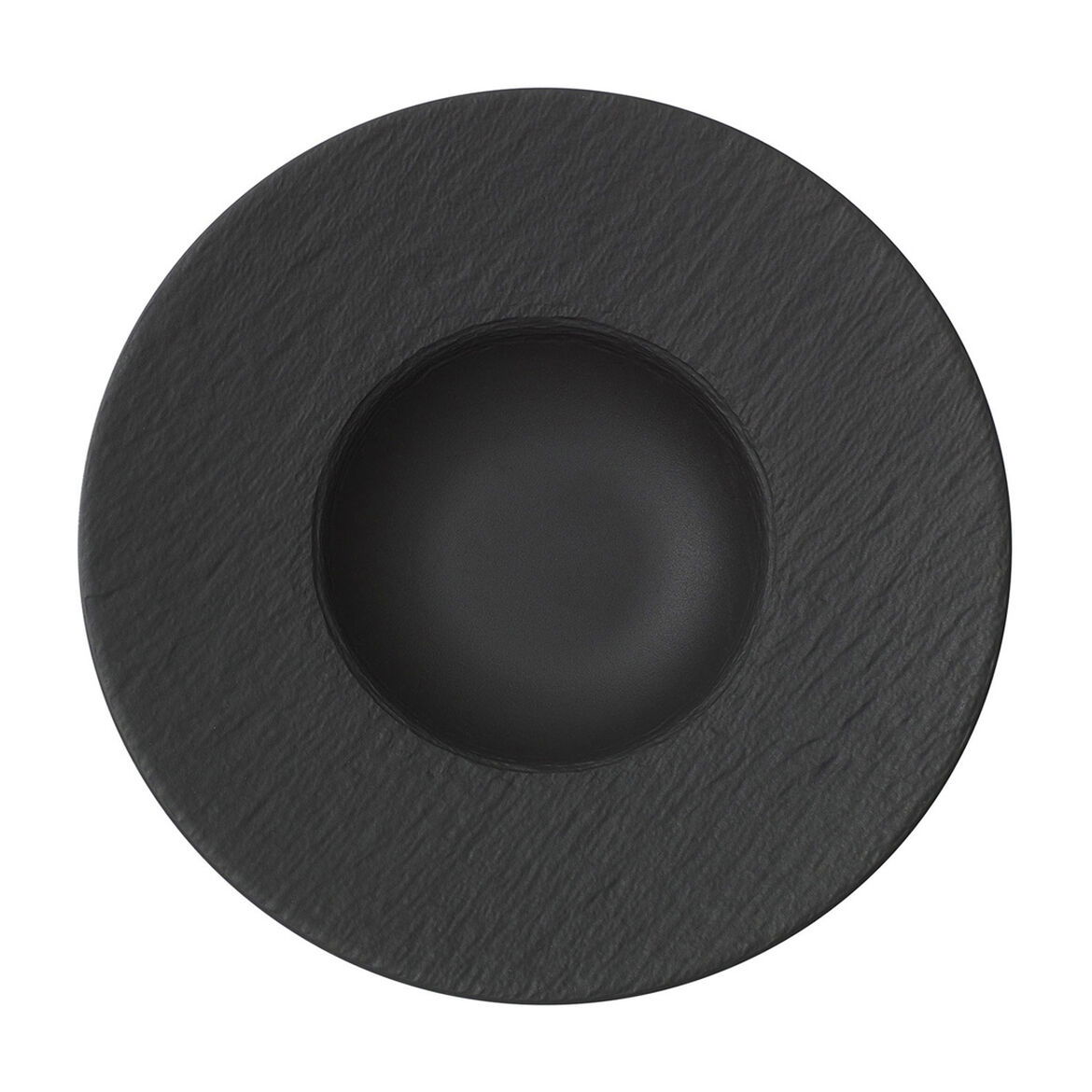 Set 6 farfurii pentru paste, din portelan, Manufacture Rock Negru, 28 cm, Villeroy & Boch
