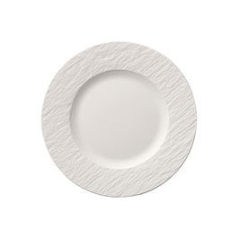 Set 6 farfurii salata, din portelan, Manufacture Rock Alb, 21,7 cm, Villeroy & Boch