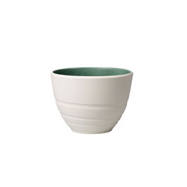 Set 4 cani din portelan, It's my Match Leaf Alb / Verde, 450 ml, Villeroy & Boch