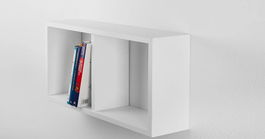 Raft modular din pal Yasmine Alb Mat, l59xA14,5xH30 cm