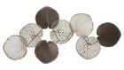 Decoratiune metalica de perete, Obyx Multicolor, l100xA5xH50 cm