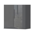 Cabinet suspendat din pal, cu 1 usa, Onyx Antracit, l55xA29xH56 cm