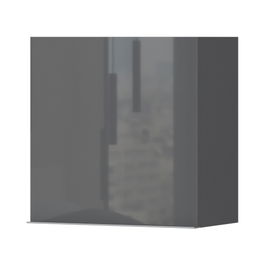 Cabinet suspendat din pal, cu 1 usa, Onyx Antracit, l55xA29xH56 cm