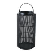 Felinar decorativ din metal Samjoa Negru, Ø20xH40 cm