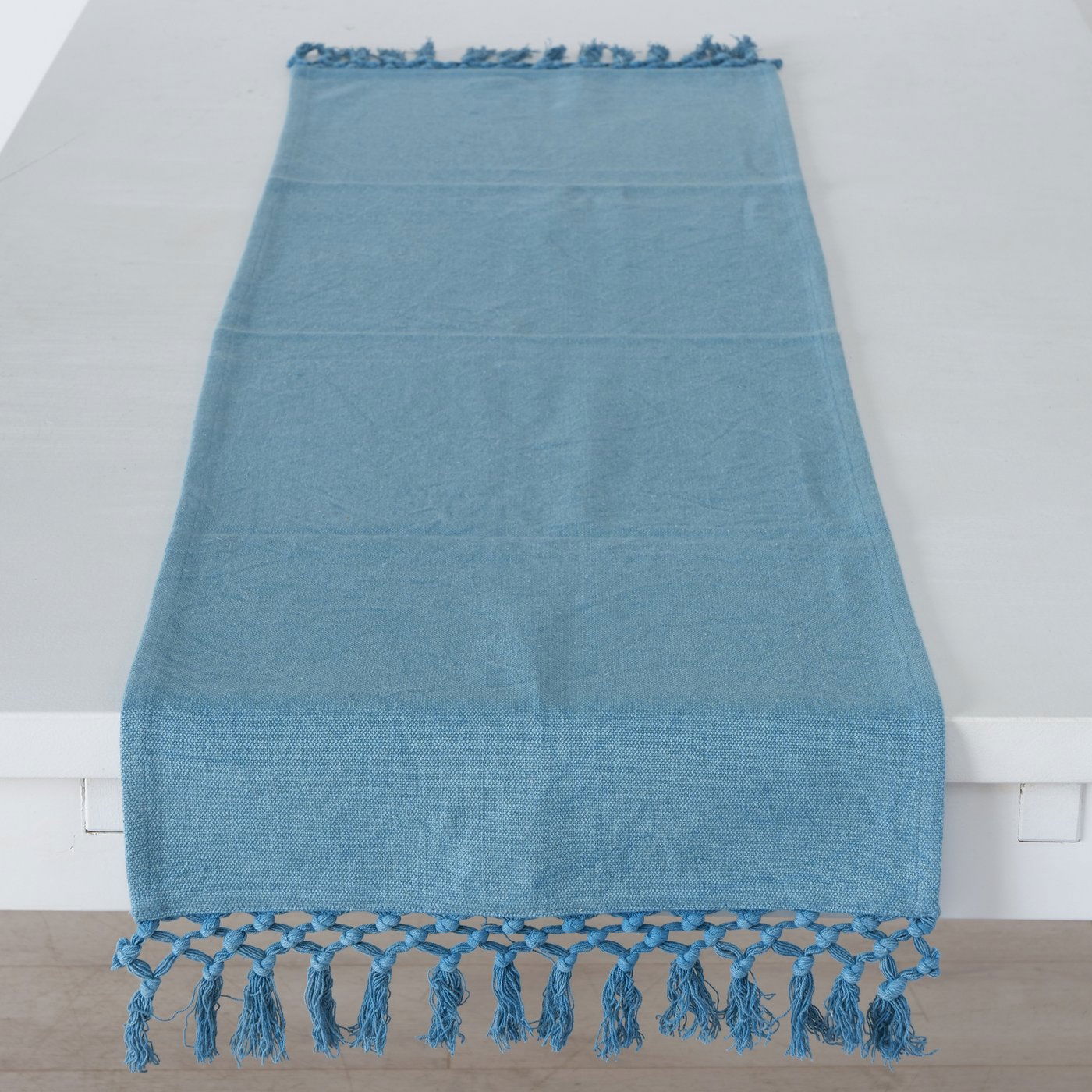 Traversa masa Linou Albastru, 40 x 160 cm