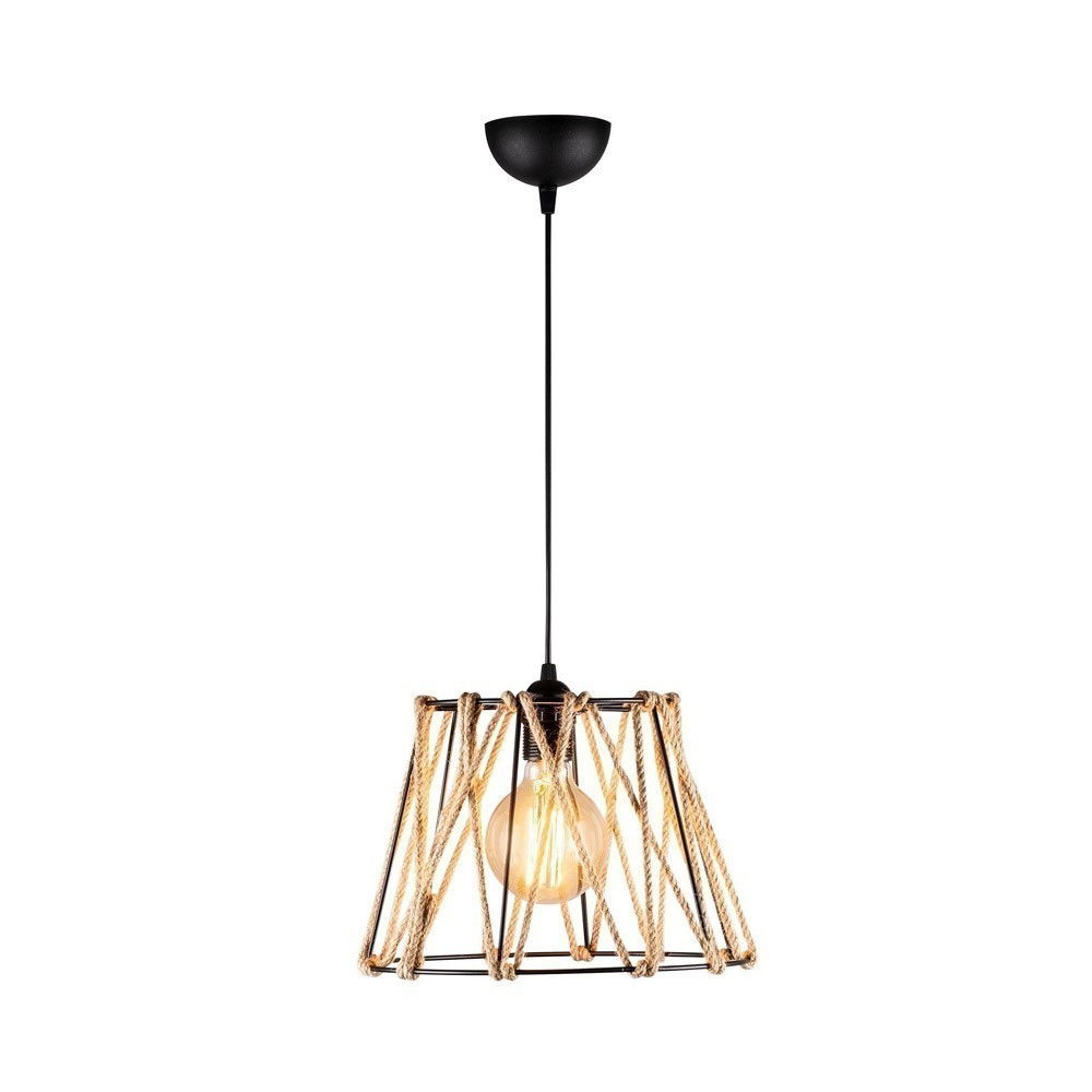 Lustra Jutini MR-784 Negru / Natural
