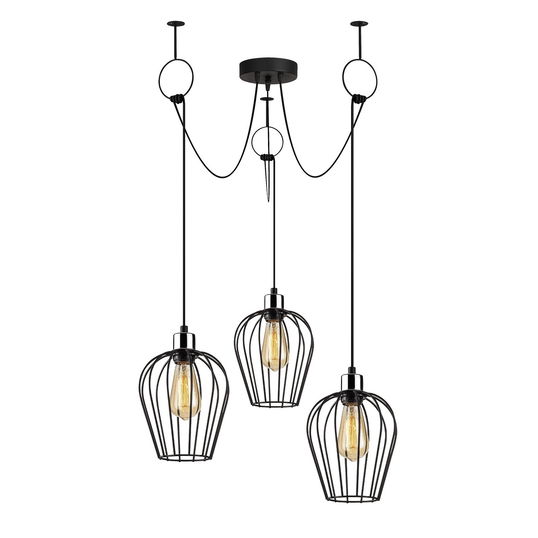 Lustra Tel 6686 Negru