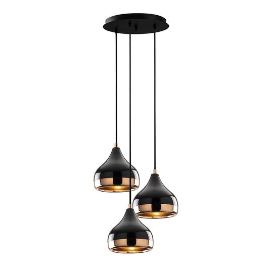 Lustra Yildo 6871 Negru / Cupru