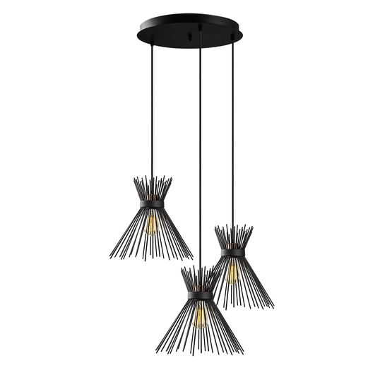 Lustra Kirpi 3085 Negru