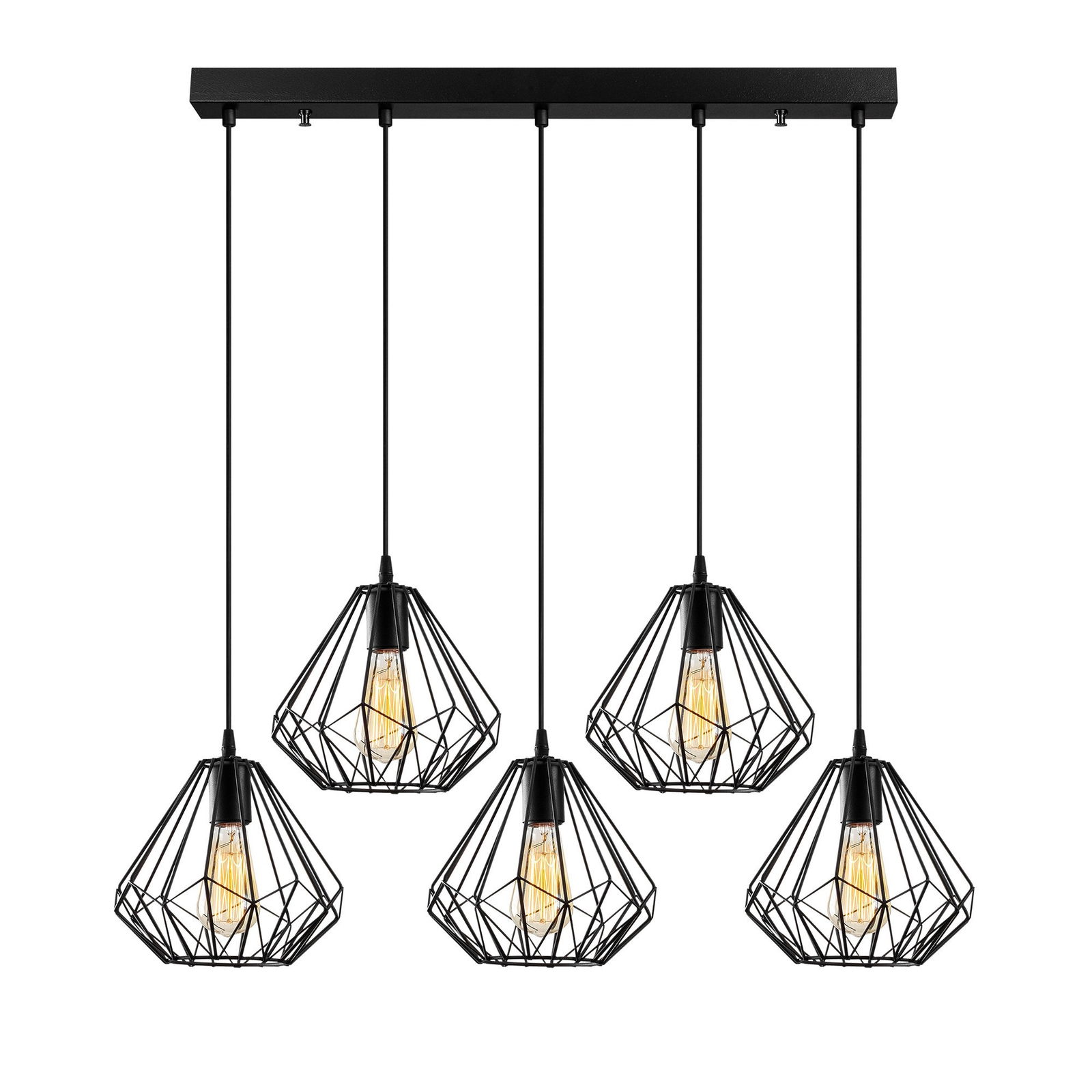 Lustra Diamond 704-5S1 Negru