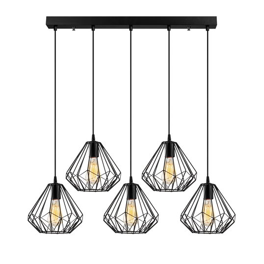 Lustra Diamond 704-5S1 Negru