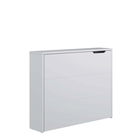 Birou Multifunctional din pal, extindere pe stanga, cu etajere si rafturi, Work Concept CW01L Gri Mat, l115xA27-136XH93 cm