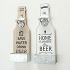 Set 2 decoratiuni suspendabile din MDF, Larry Natural / Alb, Modele Asortate, L10xl4xH30 cm